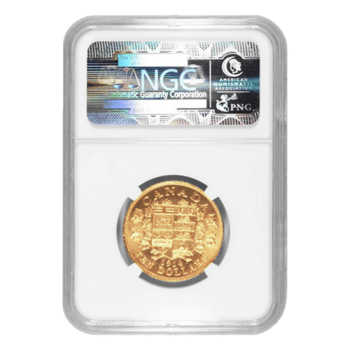 1914 $10 Canadian Gold Reserve NGC MS-63 Gold Coin | Royal Canadian Mint