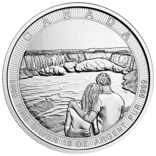 10 oz 2017 Canada the Great Series: Niagara Falls Silver Coin | Royal Canadian Mint