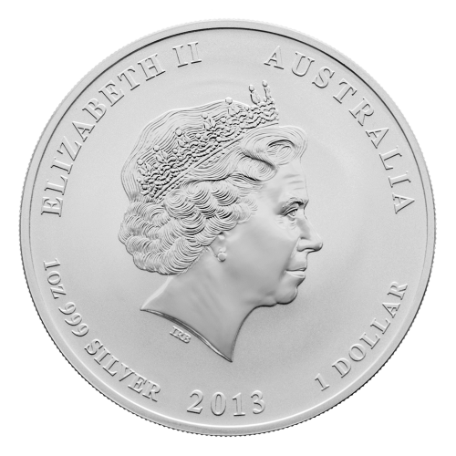 1 oz 2013 Lunar Year of the Snake Lion Privy Silver Coin | Perth Mint