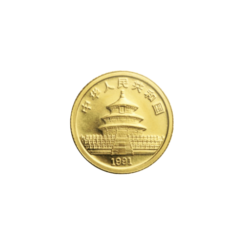 1/20 oz 1991 Chinese Panda Gold Coin | Chinese Mint