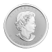 Pièce 1 once d'argent Épreuve numismatique inverse Feuille d'érable canadienne Marque d'atelier Orignal 2017