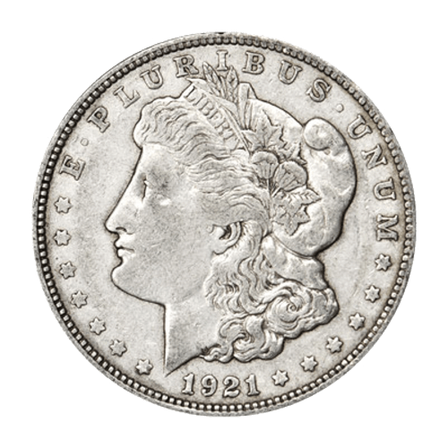 1921 Morgan Silver Dollar VG+ Silver Coin | United States Mint