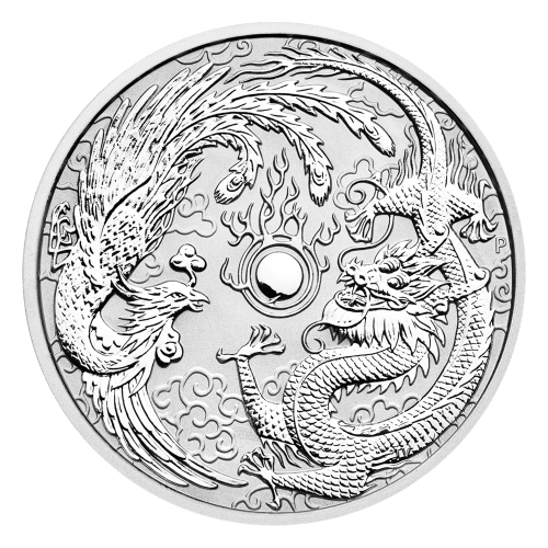 1 oz 2017 Dragon and Phoenix Silver Coin | Perth Mint