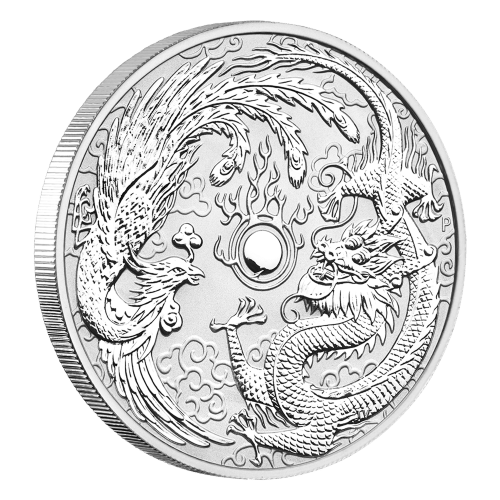 1 oz 2017 Dragon & Phoenix Silver Coin | Perth Mint | Silver Gold