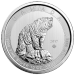 Pièce 10 onces d'argent Ours grizzli canadien 2017