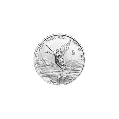 Pièce 1/20 once d'argent Libertad mexicaine 2017