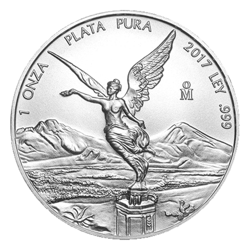 Pièce 1 once d'argent Libertad mexicaine 2017