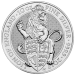 Pièce 10 onces d'argent Les Bêtes de la Reine : Lion d'Angleterre 2017 Monnaie royale | La Monnaie royale