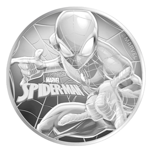 Pièce 1 once d'argent Spiderman 2017 | Monnaie de Perth