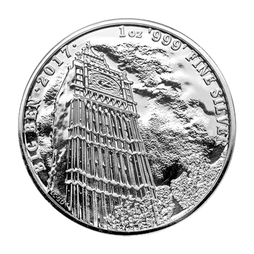 Pièce 1 once d'argent Big Ben | Monuments de la Grande-Bretagne 2017