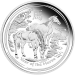 Pièce 1 kilo d'argent épreuve numismatique Série Lunaire Année du Cheval 2014 | Monnaie de Perth
