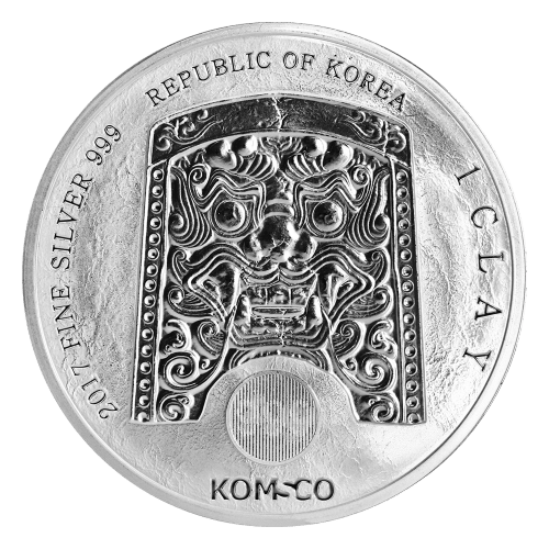 1 oz 2017 South Korean Chiwoo Cheonwang Silver Round