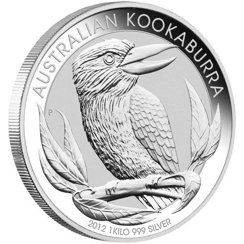 Pièce 1 kilo d'argent Kookaburra australien 2012 | Monnaie de Perth
