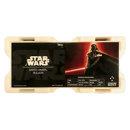 Boîte « Monster Box » vide pour pièces 1 once d'argent Star Wars : Dark Vador | Monnaie de Nouvelle-Zélande