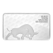 10 oz Silver Gold Bull Silver Bar