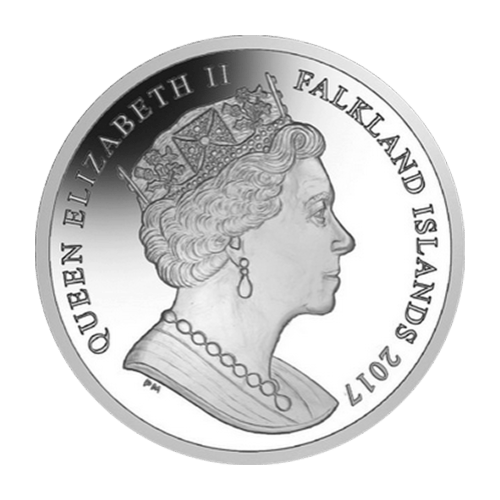 1 oz 2017 Falkland Islands Britannia Reverse Proof Silver Coin