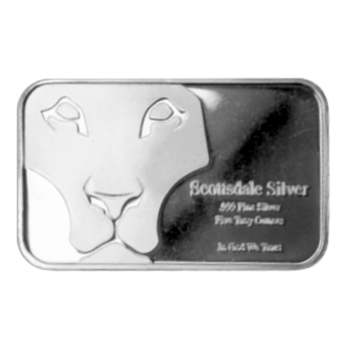 5 oz Prey Silver Bar | Scottsdale Mint