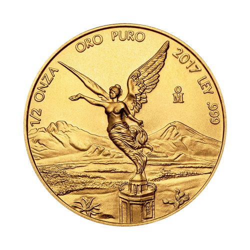 Pièce 1/2 once d'or Libertad mexicaine 2017