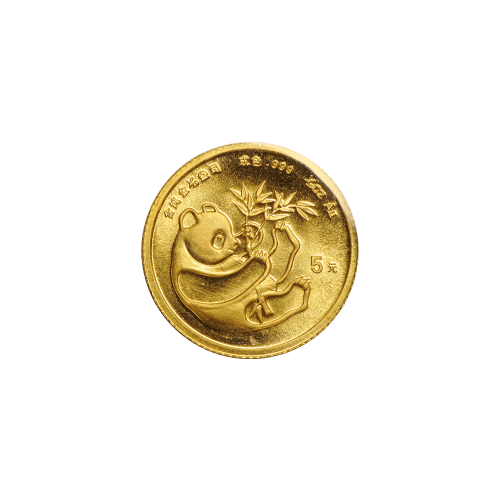 1/20 oz 1984 Chinese Panda Gold Coin | Chinese Mint | Silver Gold