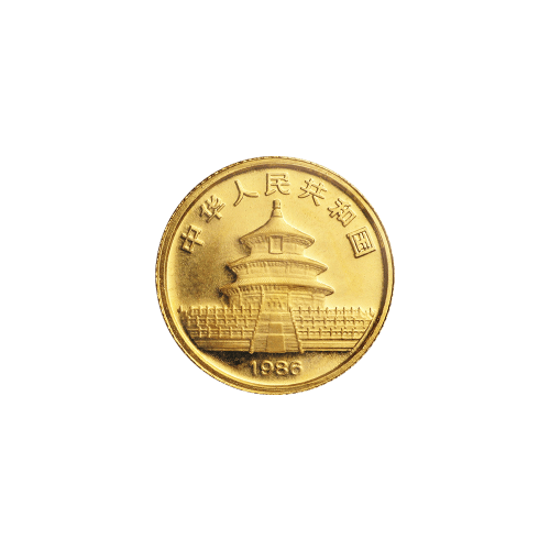 1/20 oz 1986 Chinese Panda Gold Coin | Chinese Mint