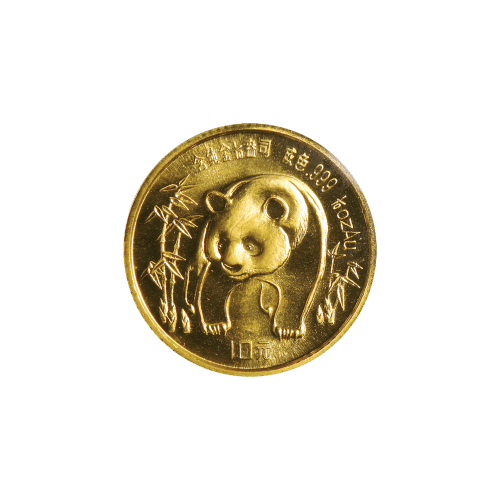 1/10 oz 1986 Chinese Panda Gold Coin | Chinese Mint | Silver Gold
