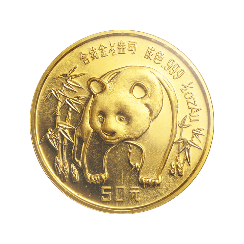 1/2 oz 1986 Chinese Panda Gold Coin | Chinese Mint