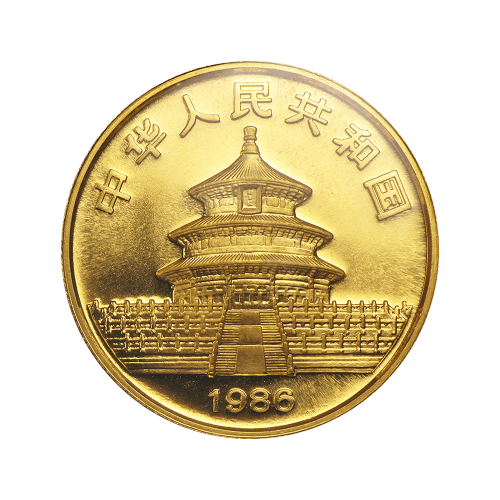 1/2 oz 1986 Chinese Panda Gold Coin | Chinese Mint