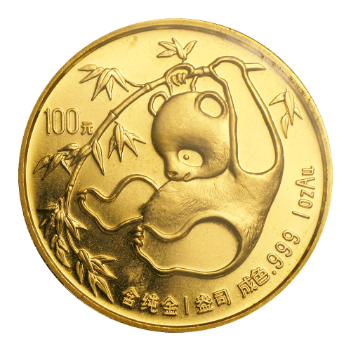 ゴールデン・サックス・ムード WP-8531 1 oz 1985 Chinese Panda Gold Coin | Chinese Mint | Silver Gold Bull US