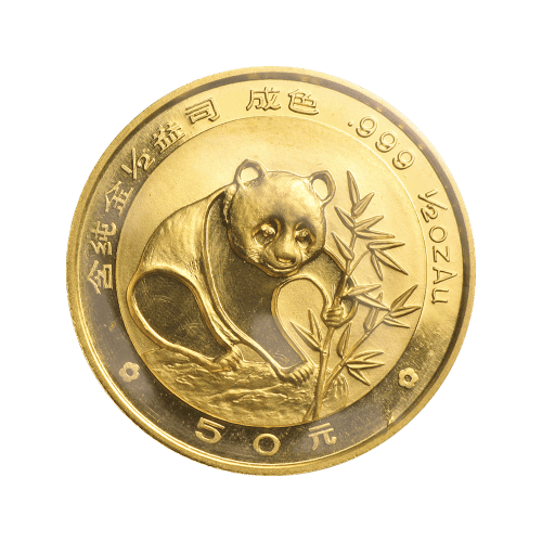 1/2 oz 1988 Chinese Panda Gold Coin | Chinese Mint