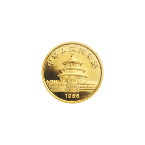 1/20 oz 1988 Chinese Panda Gold Coin | Chinese Mint | Silver Gold