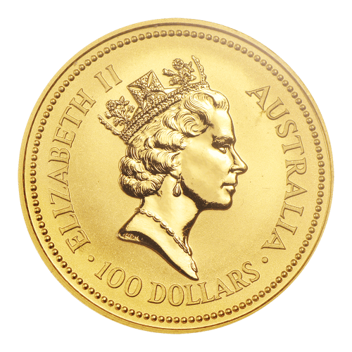 Pièce 1 once d'or Pépite australienne 1993 | Monnaie de Perth