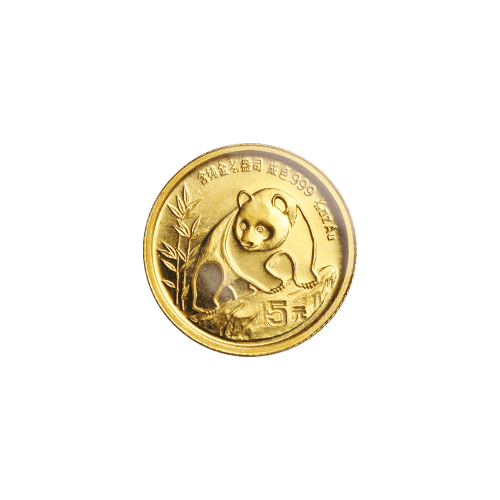 1/20 oz 1990 Chinese Panda Gold Coin | Chinese Mint | Silver Gold