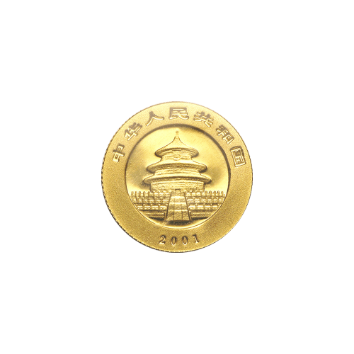 1/20 oz 2001 Chinese Panda Gold Coin | Chinese Mint