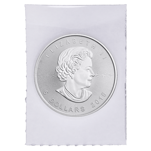 1 oz 2015 Canadian Maple Leaf Flex Sealed Silver Coin | Royal Canadian Mint
