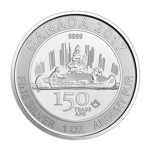 Pièce 1 once d'argent Édition spéciale Canada 150e Voyageur 2017 | Monnaie royale canadienne