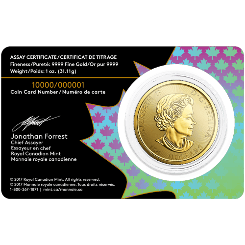 Pièce 1 once d'or 150e édition spéciale Voyageur canadien 2017 | Monnaie royale canadienne