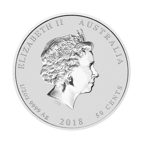1/2 oz 2018 Lunar Year of the Dog Silver Coin | Perth Mint