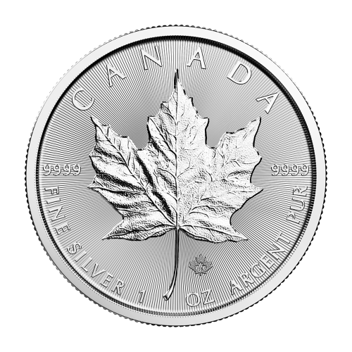 Pièce 1 once d'argent Feuille d'érable canadienne 2018