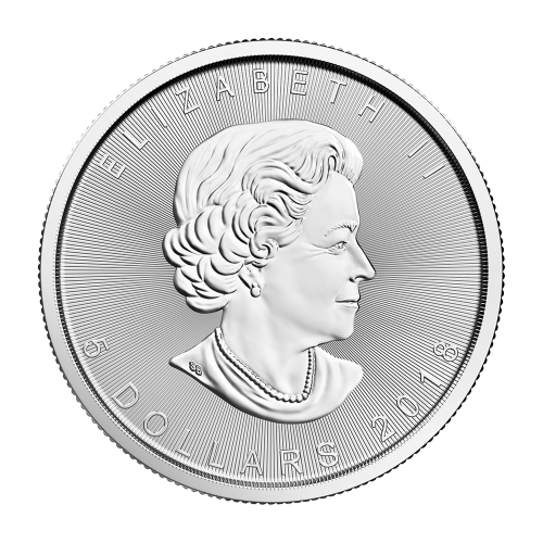 Pièce 1 once d'argent Feuille d'érable canadienne 2018