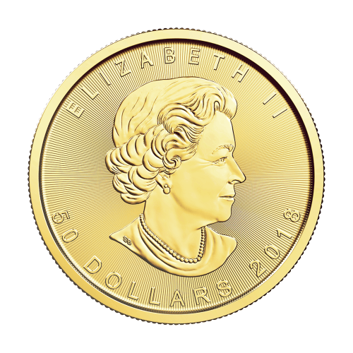 Pièce 1 once d'or Feuille d'érable en or canadienne 2018 | Monnaie royale canadienne