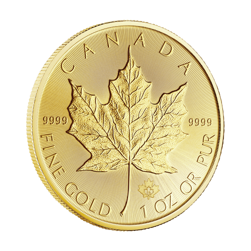 Pièce 1 once d'or Feuille d'érable en or canadienne 2018 | Monnaie royale canadienne