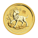 1/2 oz 2018 Lunar Year of the Dog Gold Coin | Perth Mint