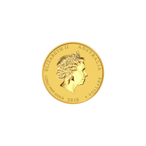 1/20 oz 2018 Lunar Year of the Dog Gold Coin | Perth Mint