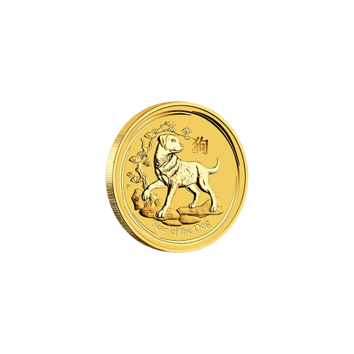 1/20 oz 2018 Lunar Year of the Dog Gold Coin | Perth Mint