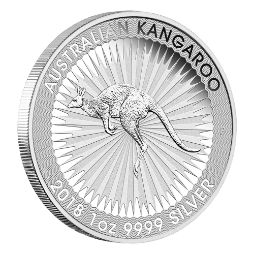 Pièce 1 once d'argent Kangourou australien 2018 | Monnaie de Perth