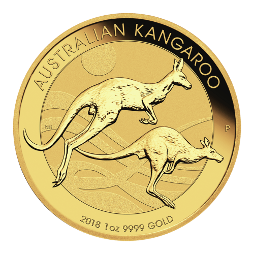 Pièce 1 once d'or Kangourou australien 2018 | Monnaie de Perth