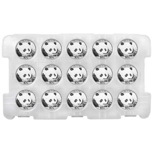Pièce 30 grammes d'argent Panda Chine 2018