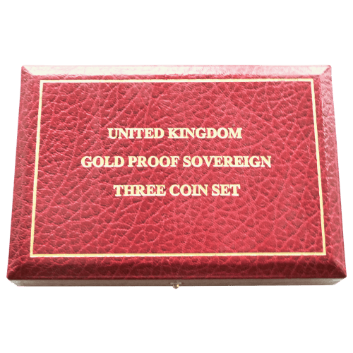 Random Year Great Britain Sovereign 3 Gold Coin Proof Set | The Royal Mint
