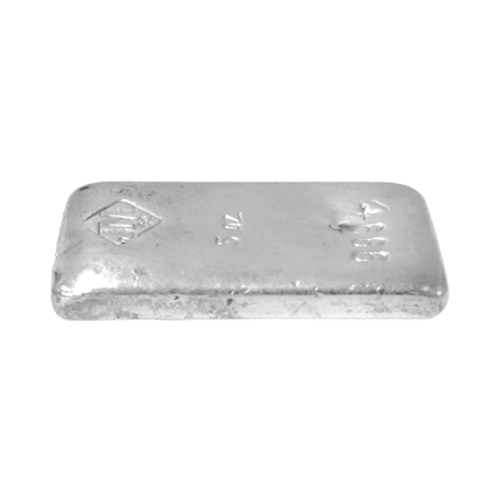 5 oz Vintage Silver Bar | Johnson Matthey