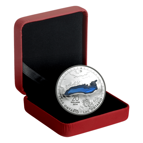 1 oz 2014 The Great Lakes Series | Lake Ontario Silver Coin